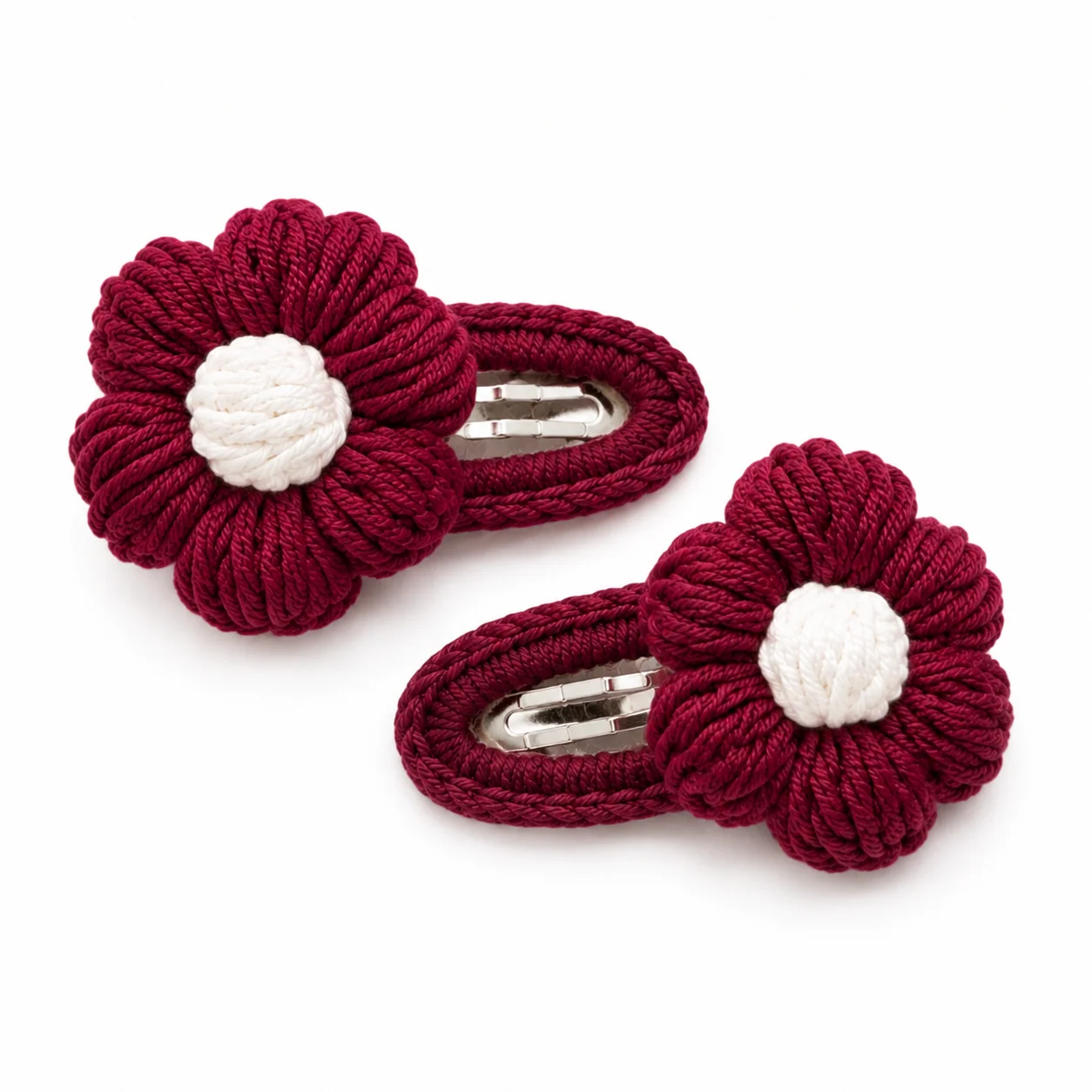 2 Crochet Hair Clips view 3