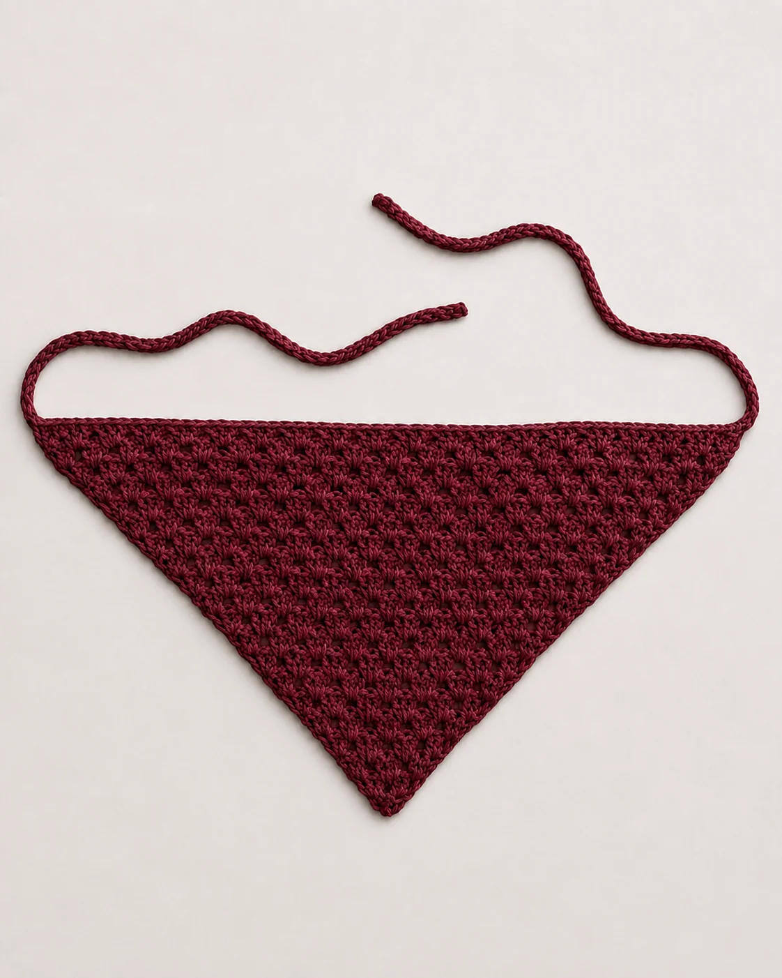 Crochet Bandana view 2