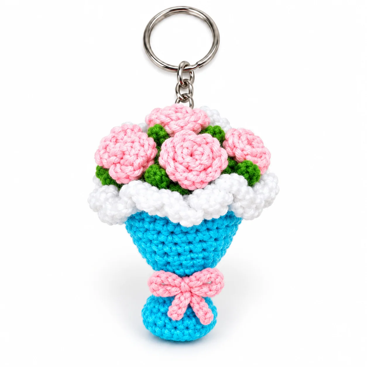 Mini Flower Bouquet Keychain view 3