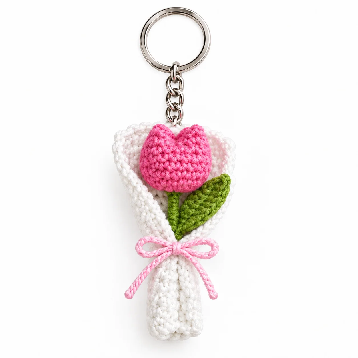 Classic Flower Keychain view 2