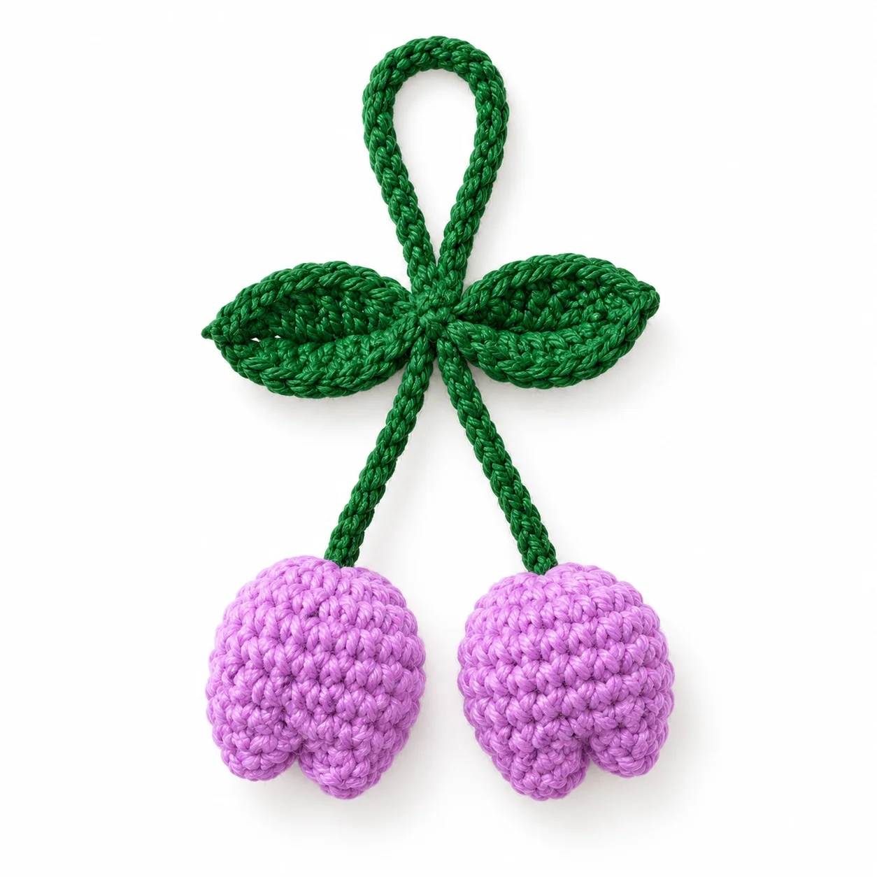 Lavender Flower Keychain view 2