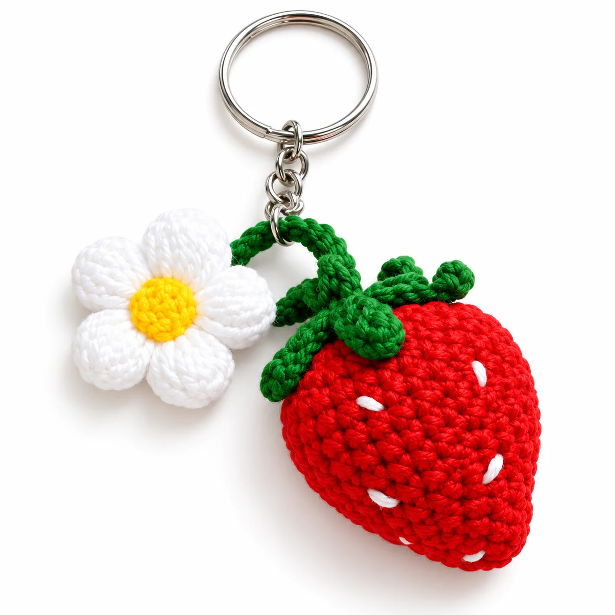 Strawberry Blossom Keychain view 2